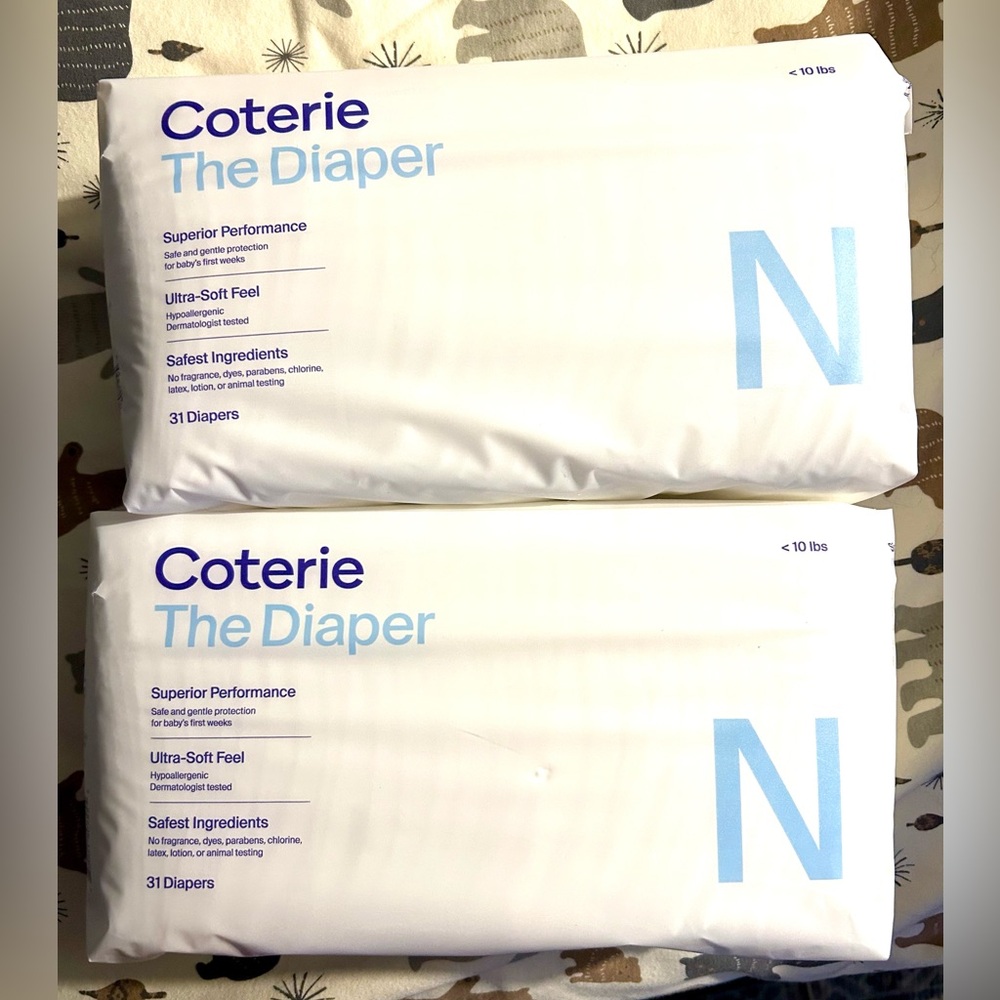 Coterie Newborn diapers <10 lbs